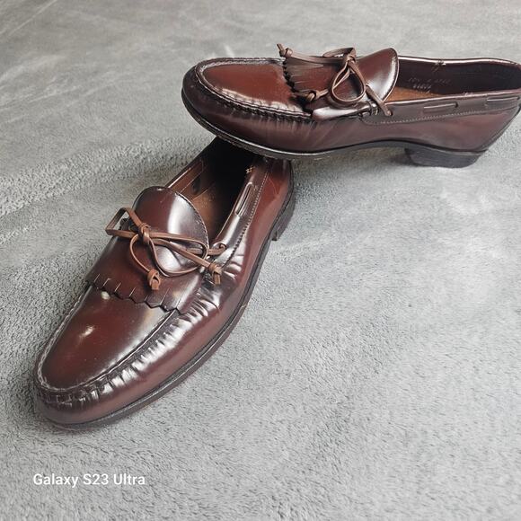 Allen Edmonds,  Norwalk, sz 10.5 B, men\'s madenin the USA, tassel loafers main image 12